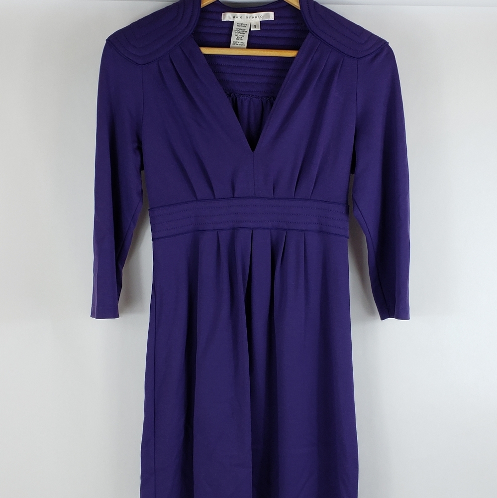Max Studio Purple Dress